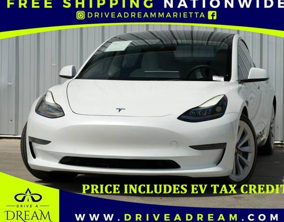 TESLA MODEL 3 2022 5YJ3E1EA9NF155287 image